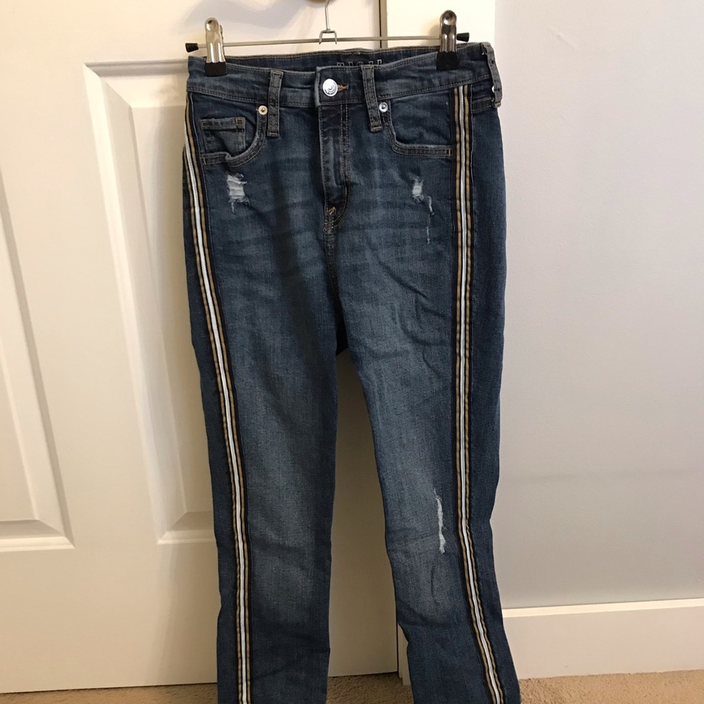 Striped Jeans
